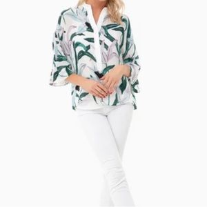 NWT Tory Burch Button Front Top Size 8